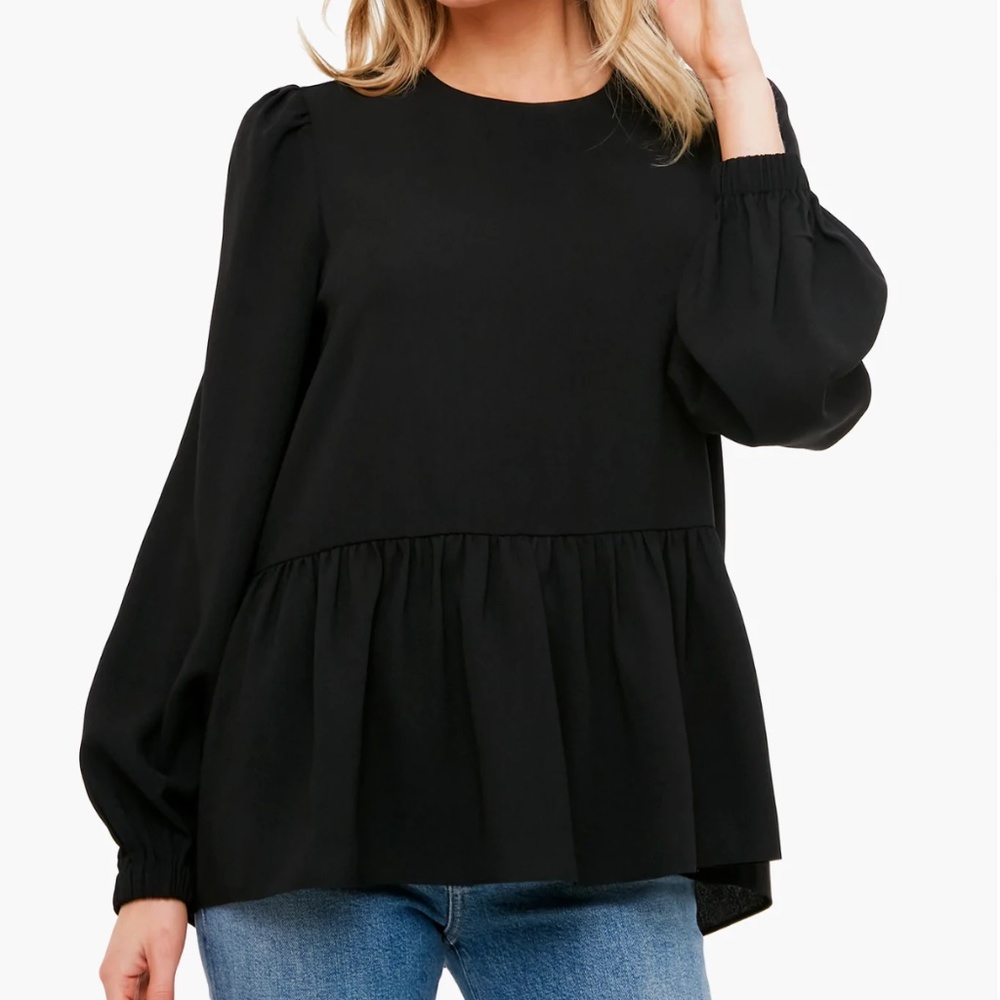 Tuckernuck Carlota Peplum Blouse